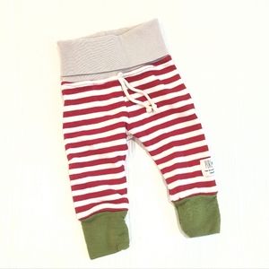 Purl Lamb The Hoodie Company red striped jogger leggings